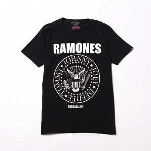 RAMONES / ラモーンズ / RAMONES MEETS RUDE GALLERY TEE BLACK (Size 4)