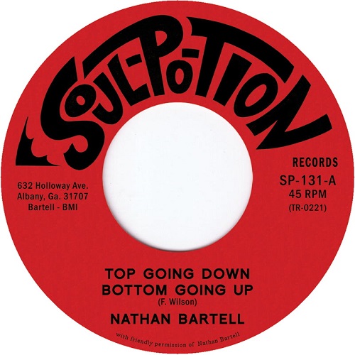 NATHAN BARTELL / ネイザン・バーテル / TOP GOING DOWN BOTTOM GOING UP/JODY & JOHN (7")