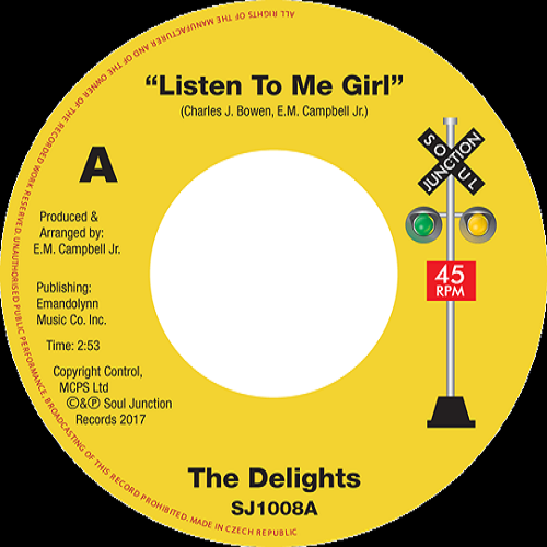 DELIGHTS / TEARRA / LISTEN TO ME GIRL / JUST LOVING YOU (7")