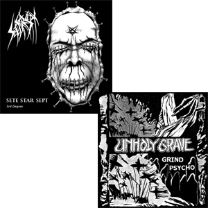 SETE STAR SEPT / UNHOLY GRAVE / 3rd Degree / Grind Psycho (Black Vinyl)