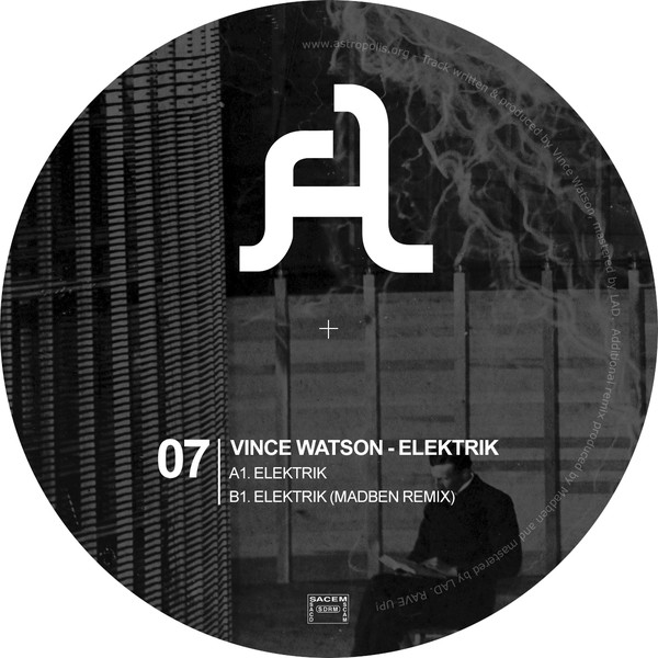 VINCE WATSON / ヴィンス・ワトソン / ELEKTRIK