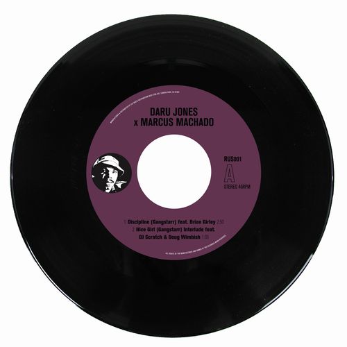 DARU JONES X MARCUS MACHADO (AKA D.STUBS & M.DRIX) / Discipline / Nice Girl (Gangstarr) b/w Meat Grinder (Madvillain) 7"