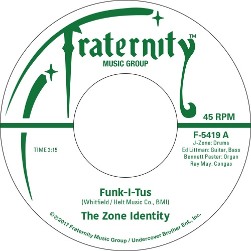 ZONE IDENTITY / FUNK-I-TUS / LET THE MUSIC TAKE YOUR MIND (7")