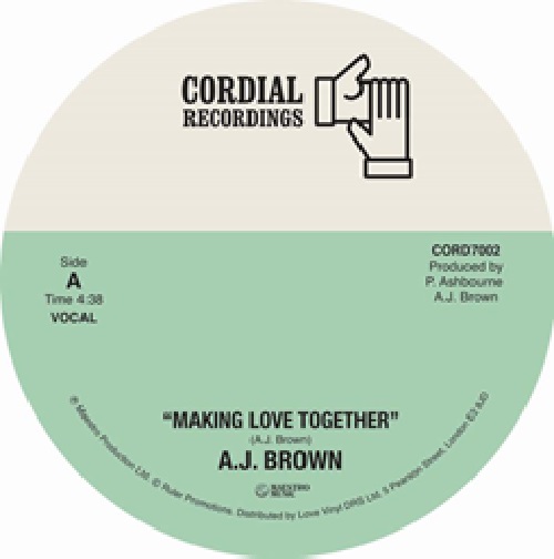 A.J.BROWN / MAKING LOVE TOGETHER(7'')