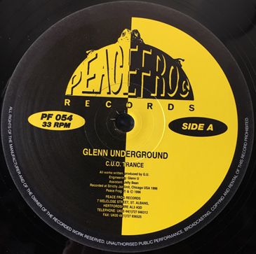 GLENN UNDERGROUND / グレン・アンダーグラウンド / C.V.O. TRANCE (RE-ISSUE)