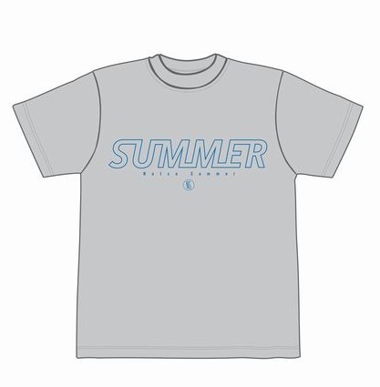 Natsu Summer / ナツ・サマー / Natsu Summer T-SHIRT GRAY XL