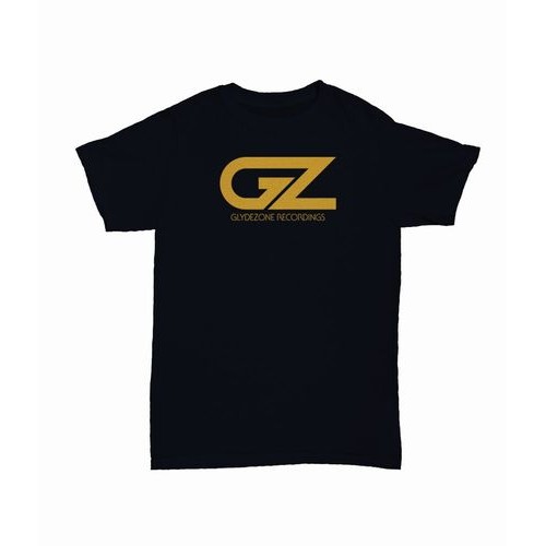 DAM-FUNK / デイム・ファンク / GLYDEZONE RECORDINGS T-SHIRT (NAVY W/GOLD - S)