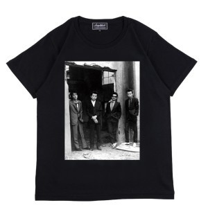 ROOSTERS(Z) / ルースターズ / Amplifier “THE ROOSTERS” TEE design A  BLACK/S