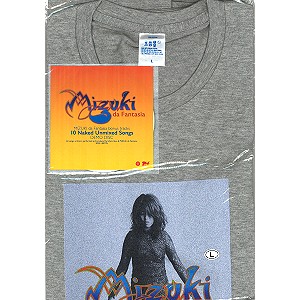 MIZUKI da Fantasia / ミズキ・ダ・ファンタジーア / MIZUKI da Fantasia T-SHIRT+UNRELEASED DEMO CDR: L SIZE / MIZUKI da Fantasia Tシャツ+未発表CDR: L SIZE