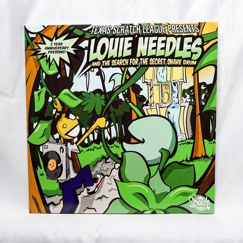 TEXAS SCRATCH LEAGUE / LOUIE NEEDLES AND THE SEARCH FOR THE SECRET SNARE DRUM "LP"