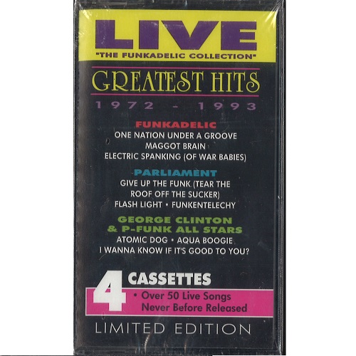 FUNKADELIC / ファンカデリック / THE FUNKADELIC COLLECTION: LIVE, GREATEST HITS 1972-1993(CASSETTE)