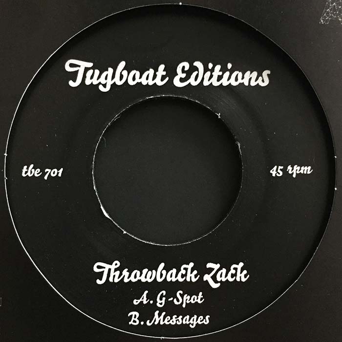 THROWBACK ZACK / スロウバック・ザック / MESSAGES / G-SPOT (7")