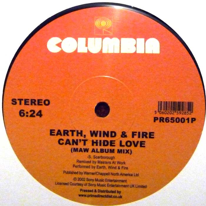 EARTH, WIND & FIRE / アース・ウィンド&ファイアー / FANTASY (SHELTER DJ MIX)/CAN'T HIDE LOVE (MAW ALBUM MIX)