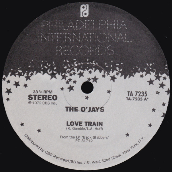 O'JAYS / オージェイズ / LOVE TRAIN / BACK STABBERS (12")