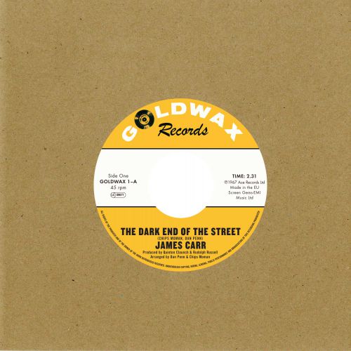 JAMES CARR / ジェイムズ・カー / DARK END OF THE STREET / YOU'VE GOT MY MIND MESSED UP (7")