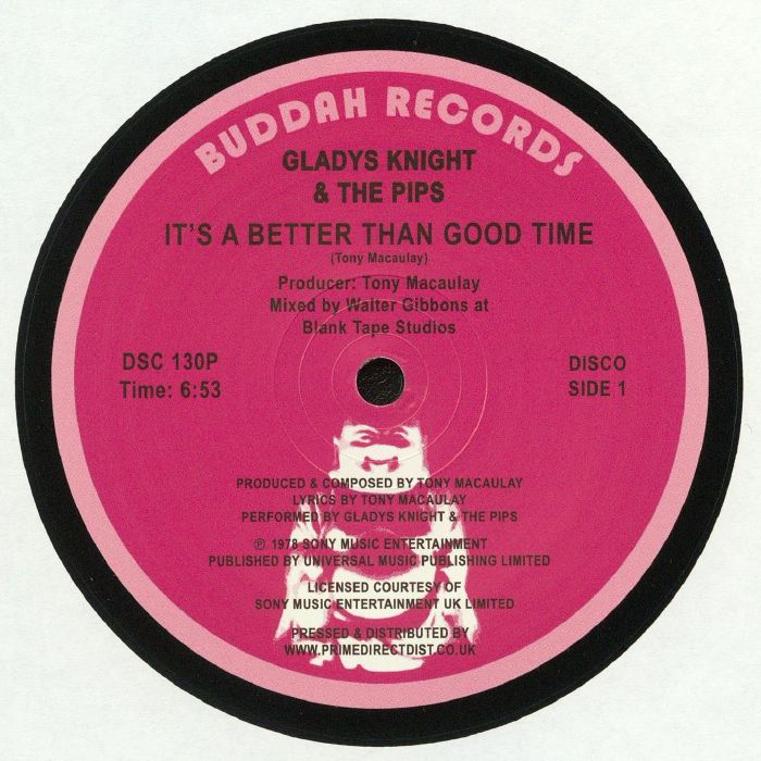 GLADYS KNIGHT & THE PIPS / グラディス・ナイト&ザ・ピップス / IT'S A BETTER THAN GOOD TIME / SAVED BY THE GRACE OF YOUR LOVE (12")