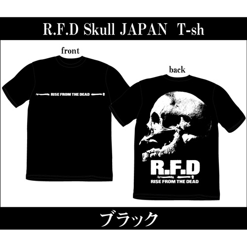 RISE FROM THE DEAD / Skull JAPAN T-SHIRTS BLACK/S