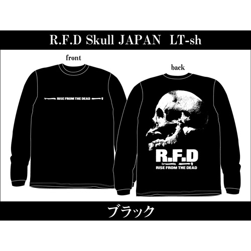 RISE FROM THE DEAD / Skull JAPAN LONG T-SHIRTS BLACK/S