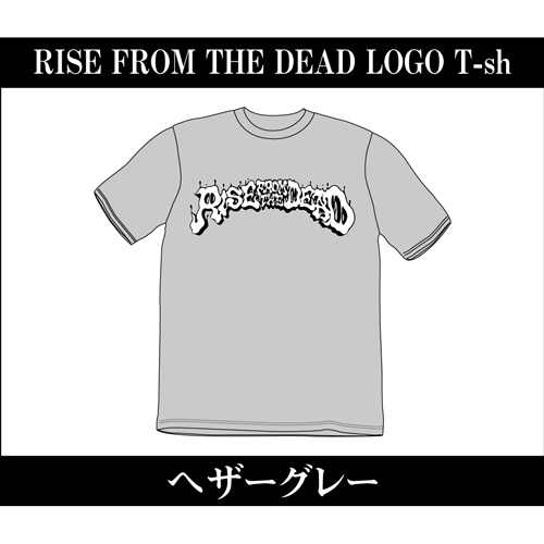 RISE FROM THE DEAD / RISE FROM THE DEAD LOGO T-SHIRTS HEATHER GREY/S