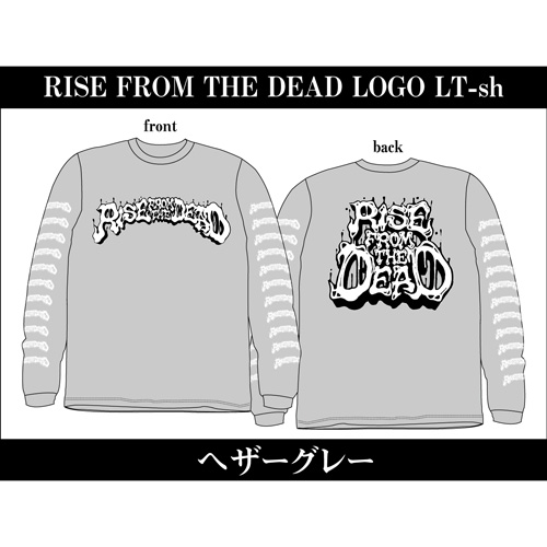 RISE FROM THE DEAD / RISE FROM THE DEAD LOGO LONG T-SHIRTS HEATHER GREY/S