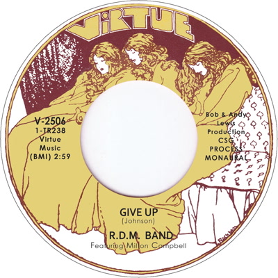 R.D.M.BAND  / R.D.M.BAND / GIVE UP (7")