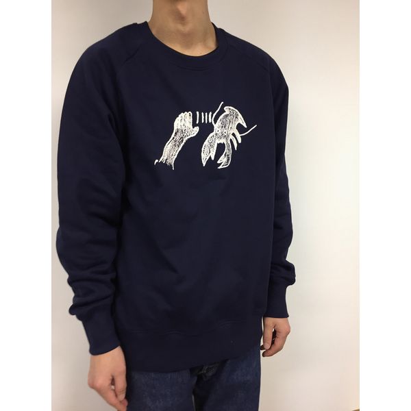 LOBSTER THEREMIN / LOBSTER THEREMIN SWEATSHIRTS NAVY SIZE:L