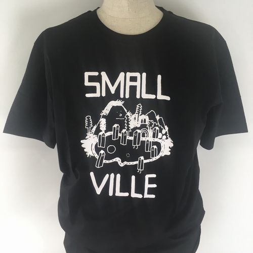 SMALLVILLE / SMALLVILLE SHIRT LOGO BLACK/WHITE SIZE:XL