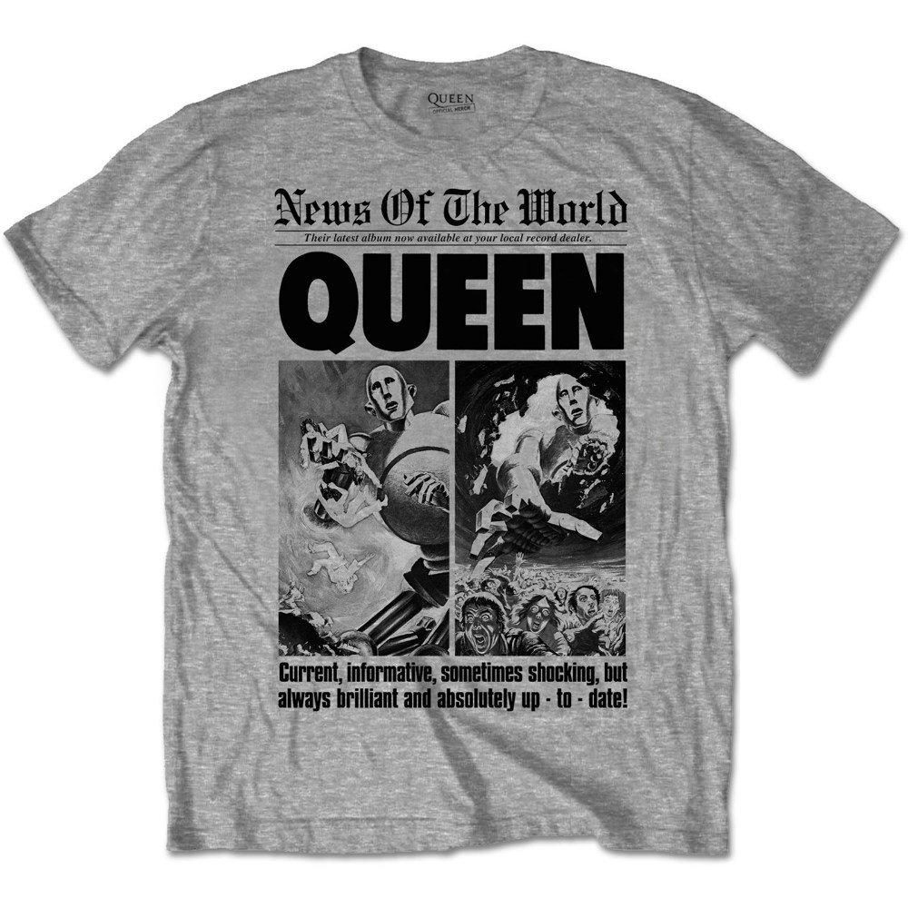 QUEEN / クイーン / NEWS OF THE WORLD 40TH FRONT PAGE 40周年記念デザイン / Tシャツ / メンズ (M)