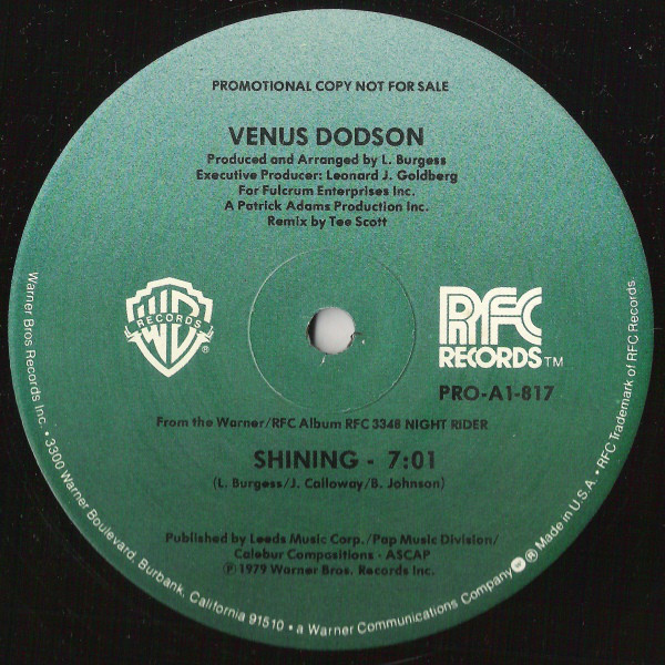 VENUS DODSON / SHINING / HE SAID SHIE SAID (12")
