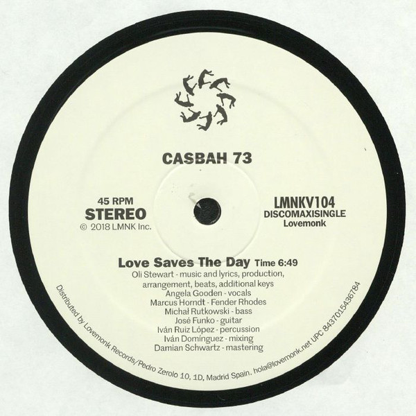 CASBAH 73 / LOVE SAVES THE DAY (12")