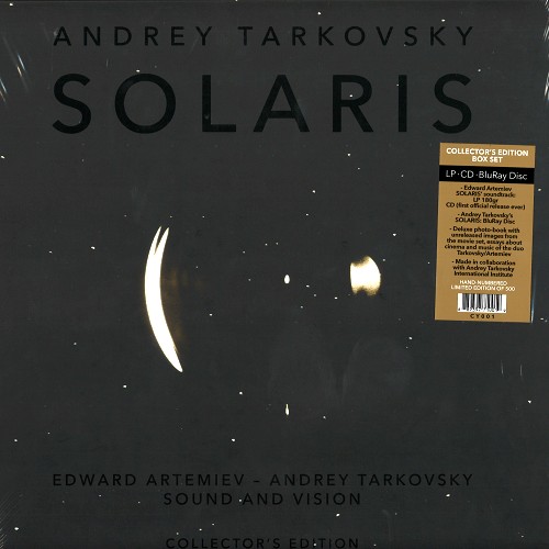 EDWARD ARTEMIEV / エデュアルド・アルテミエフ / SOLARIS. SOUND AND VISION: 500 COPIES LIMITED LP+CD+BLU-RAY EDITION BOX - 180g LIMITED VINYL 