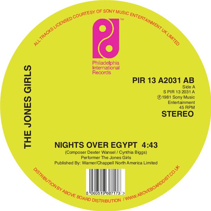 JONES GIRLS / ジョーンズ・ガールズ / NIGHTS OVER EGYPT (12")