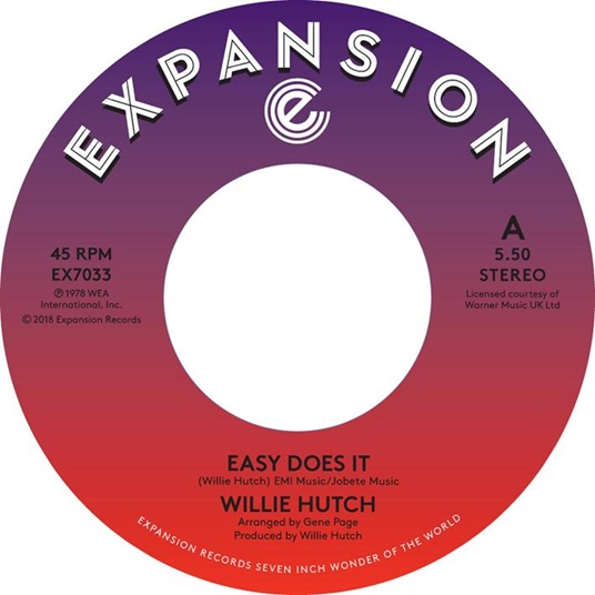 WILLIE HUTCH / ウィリー・ハッチ / EASY DOES IT / KELLY GREEN (7")