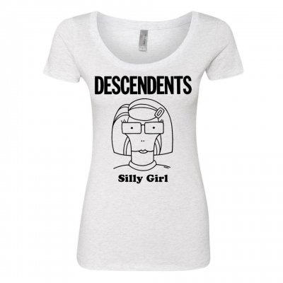 DESCENDENTS / SILLY GIRL WOMENS SCOOP NECK TEE (WS)