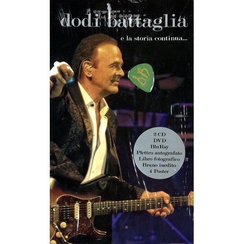 DODI BATTAGLIA / ドディ・バタリア / E LA STORIA CONTINUA...: LUXURY EDITION 2CD+DVD+BLU-RAY+BOOK+POSTERS+PLECTRUM