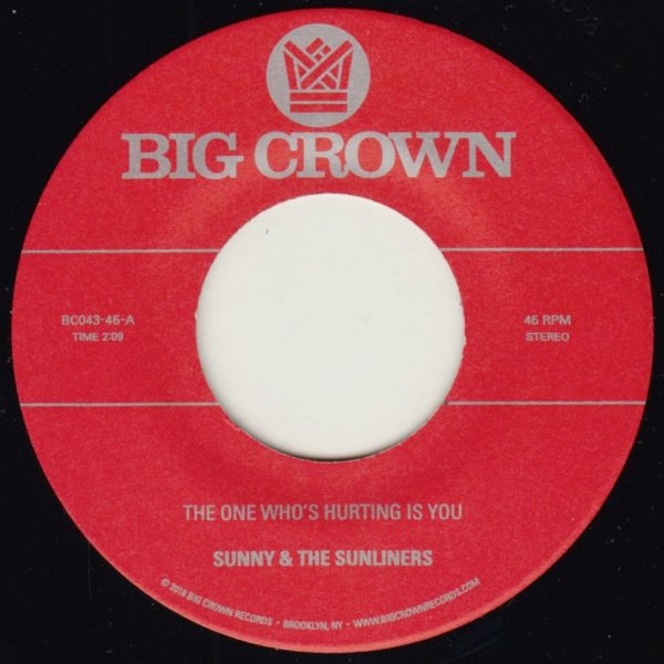 SUNNY & THE SUNLINERS / サニー&ザ・サンライナーズ / ONE WHO'S HURTING IS YOU / SHOULD I TAKE YOU HOME (7")