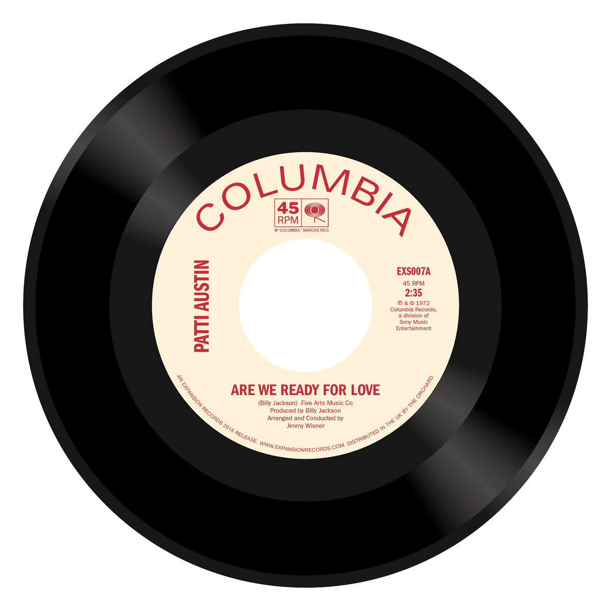PATTI AUSTIN / パティ・オースティン / ARE WE READY FOR LOVE / DIDN'T SAY A WORD (7")