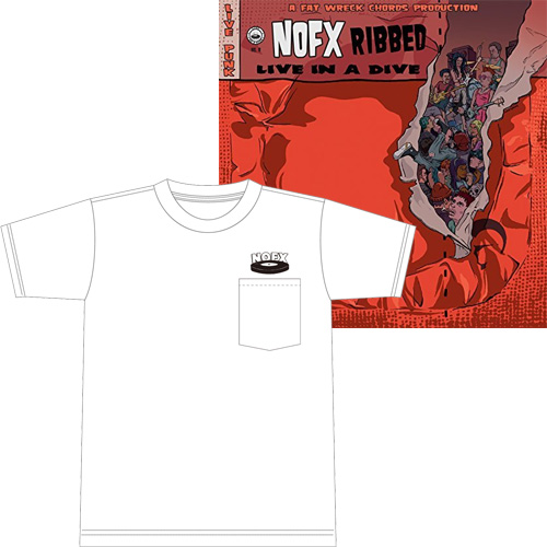 NOFX / RIBBED - LIVE IN A DIVE (L-SIZE)
