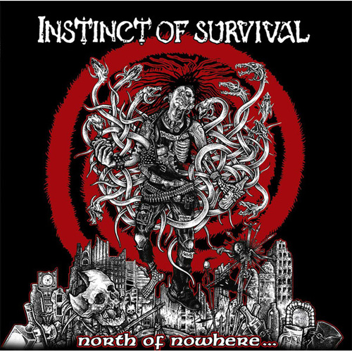 INSTINCT OF SURVIVAL / NORTH OF NOWHERE (LP)