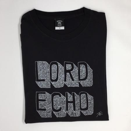 LORD ECHO / ロード・エコー / LOGO T-SHIRT (BLACK - XL)