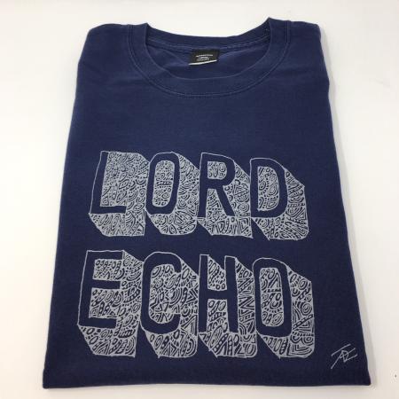 LORD ECHO / ロード・エコー / LOGO T-SHIRT (NAVY - M)