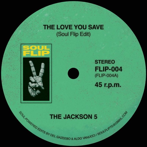 JACKSON 5 / JOY LOVEJOY / LOVE YOU SAVE / IN ORBIT (DEL GAZEEBO & VANUCCI EDIT)  (7")