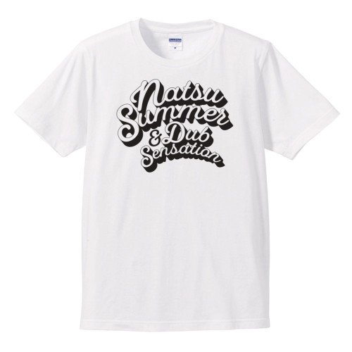 Natsu Summer / ナツ・サマー / Natsu Summer & Dub Sensation T-SHIRT WHITE S