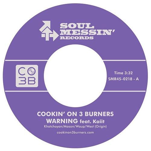 COOKIN' ON 3 BURNERS / クッキン・オン・スリー・バーナーズ / WARNING / THE JUMP OFF (7")