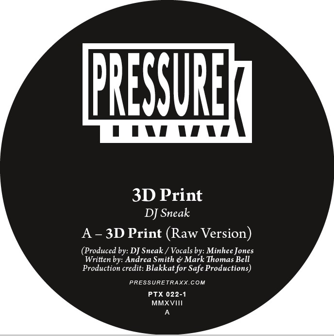 DJ SNEAK / DJスニーク / 3D PRINT (ARNORAC REMIX)