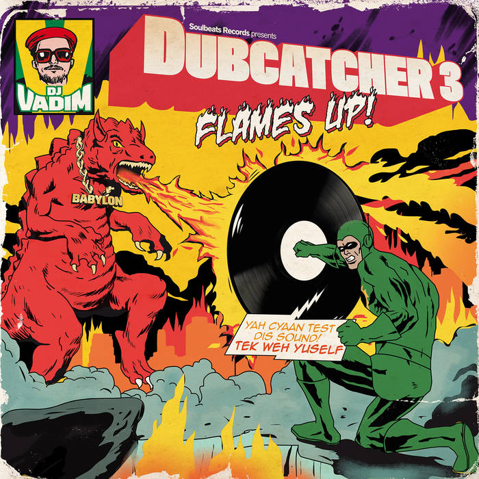 DJ VADIM / DJヴァディム / DUBCATCHER 3 - FLAME'S UP "2LP"