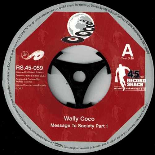 WALLY COCO / MESSAGE TO SOCIETY (7")
