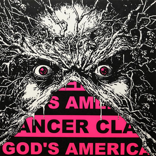 GOD'S AMERICA : CANCER CLAN / SPLIT (7")