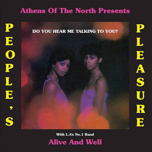 PEOPLE'S PLEASURE WITH ALIVE & WELL / ピープルズ・プレジャー with アライヴ&ウェル / DO YOU HEAR ME TALKING TO YOU? (LP)