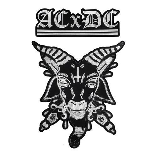 ACxDC / ACxDC Antichrist Demoncore オフィシャル刺繍バックパッチセット